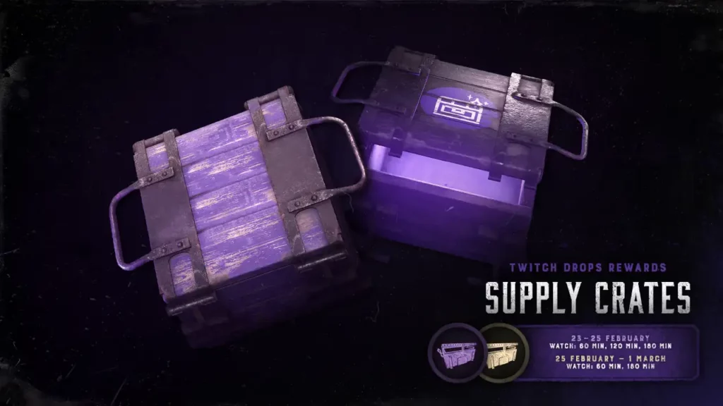 Hunt Showdown Twitch Drops - Supply Crates