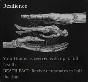 Resilience changes with the Death Pact