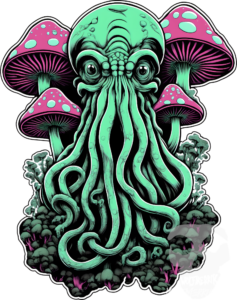 Cthulhus Magic Mushrooms Design