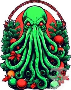 Deck The Halls With Cthulhu Design