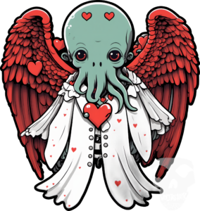 Cthulhu Valentines Day Cupid Design