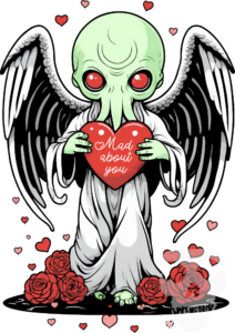 Cthulhu Valentine Mad About You Design