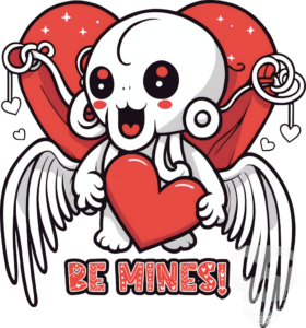 Valentines Lil Monster Be Mines Design