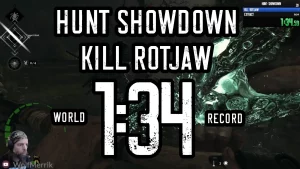 Speedrun Of Hunt Showdown Boss Killed Rotjaw Solo In 1m34s